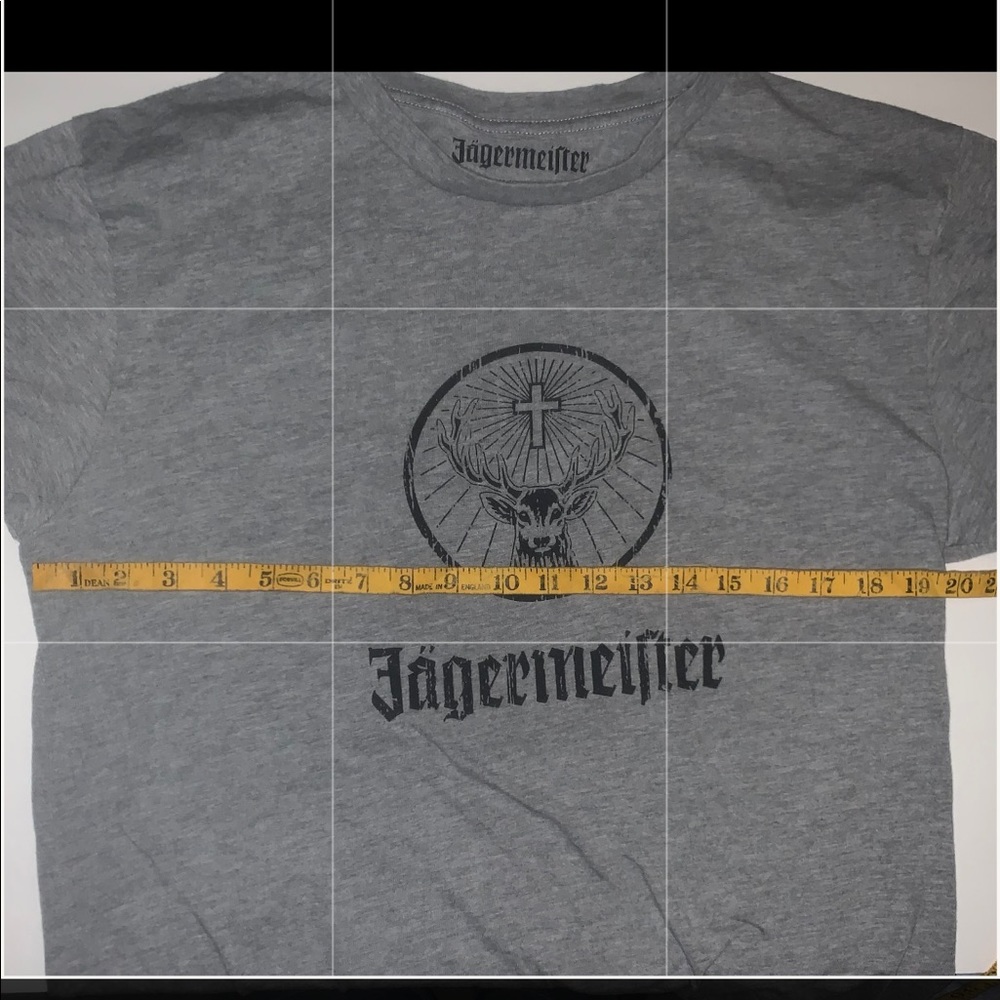 Classic Jagermeister Single-sided graphic T-shirt. Semi-distressed graphics. - Picture 4 of 4